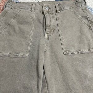 American Eagle Outfitters Tan Flare & Wide Leg Jeans